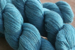 Shadow Lace Yarn, "Snorkel Heather," from Knit Picks