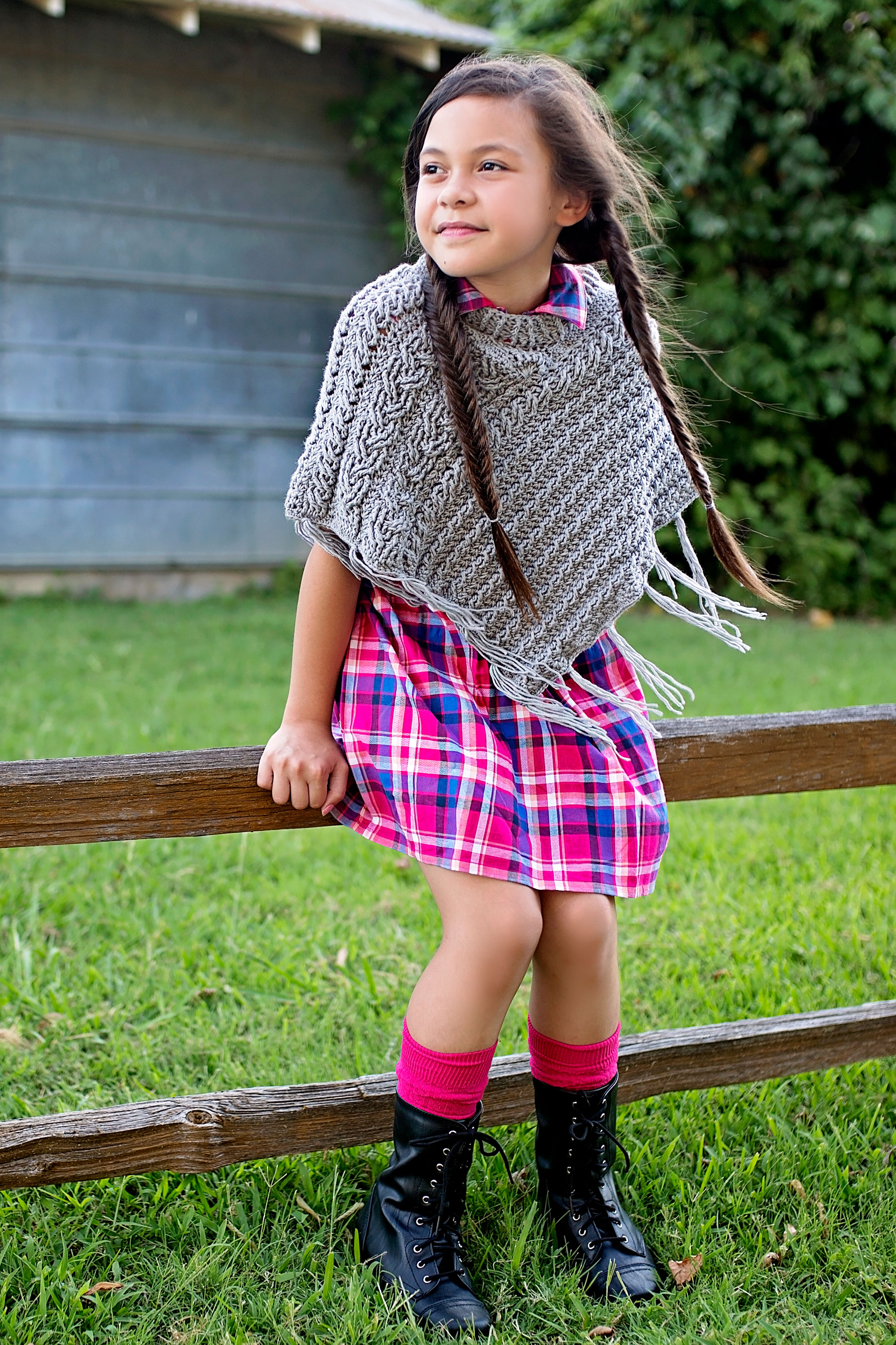 Cabled Poncho Cabled Poncho