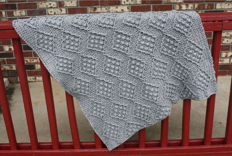 Diamond Slate Afghan