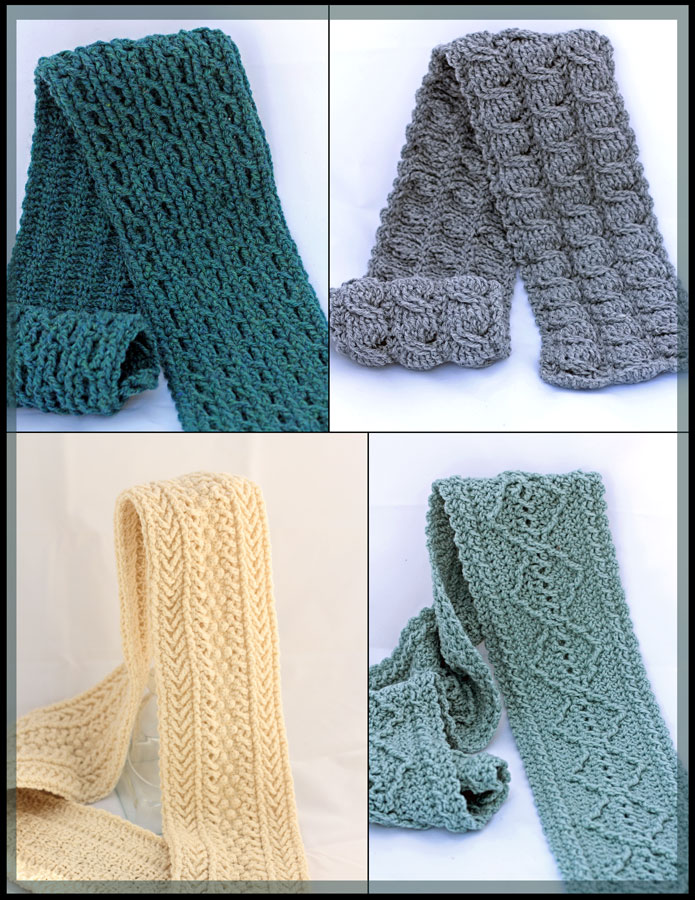 Forest Trails Cable Scarves Forest Trails Cable Scarves