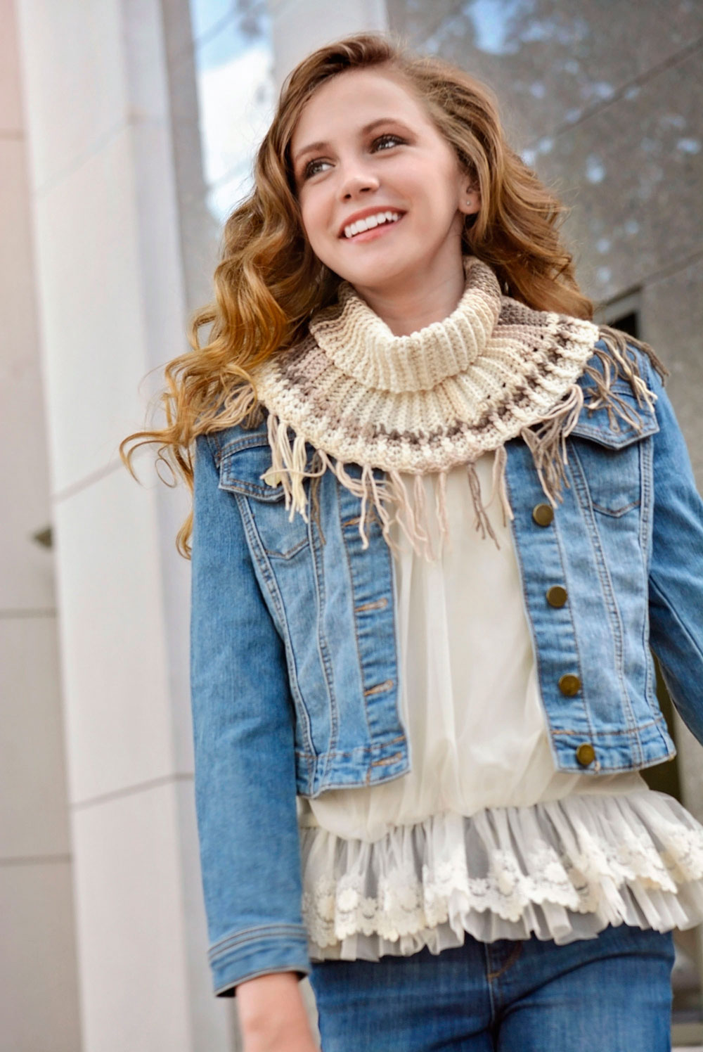 Fringe Cowl Crochet Pattern Fringe Cowl Crochet Pattern