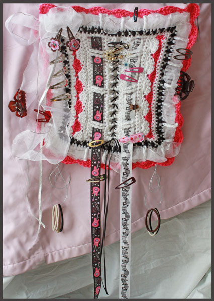 Rock Lace Hair Accessories Organizer