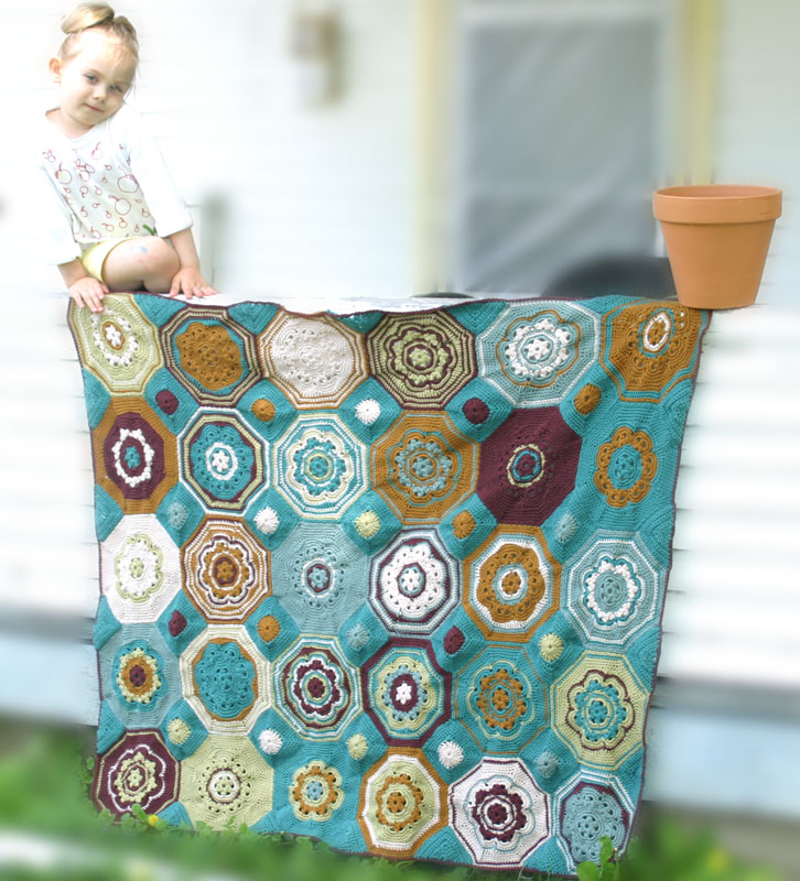 Moorish Mosaic Afghan Moorish Mosaic Afghan