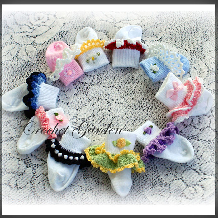 Dainty Lacy Sock Trims Dainty Lacy Sock Trims